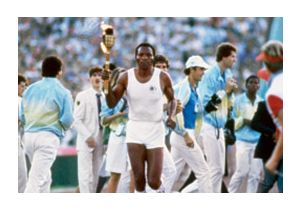 Rafer Johnson, gold medalist and 1959 UCLA graduate
