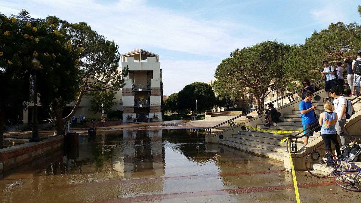 UCLA flooding