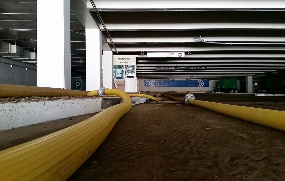 Pumping out Structure 4