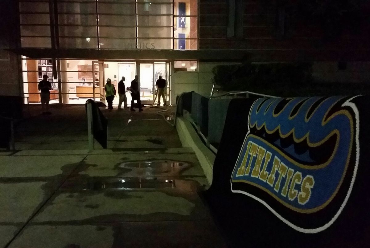 Morgan Center cleanup