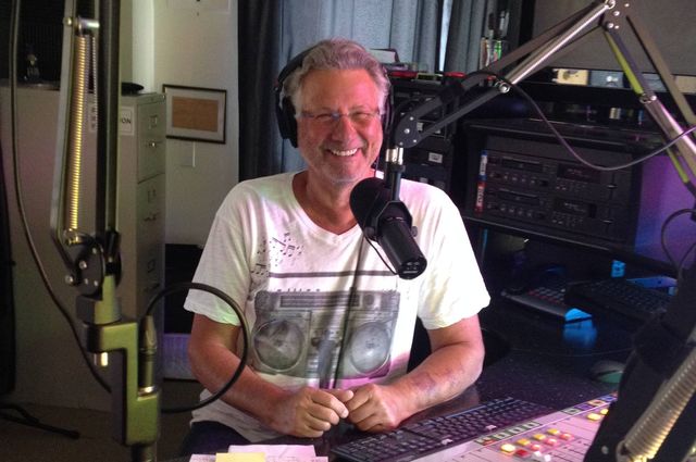 Sandy Fagin in studio