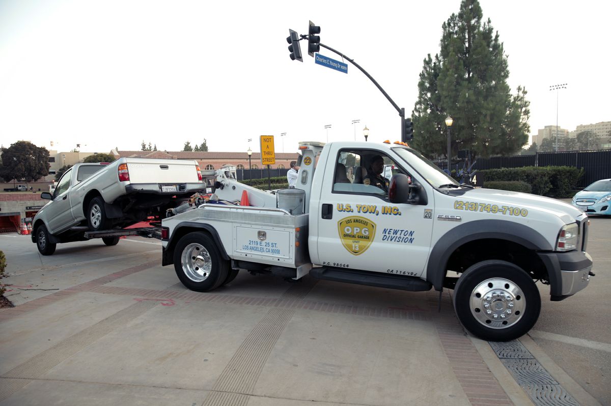 Pickup truck removed