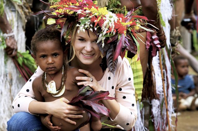 Snejana Daily in Papua New Guinea