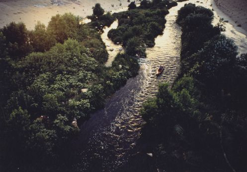 Los Angeles River canoeing