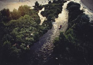 Los Angeles River canoeing