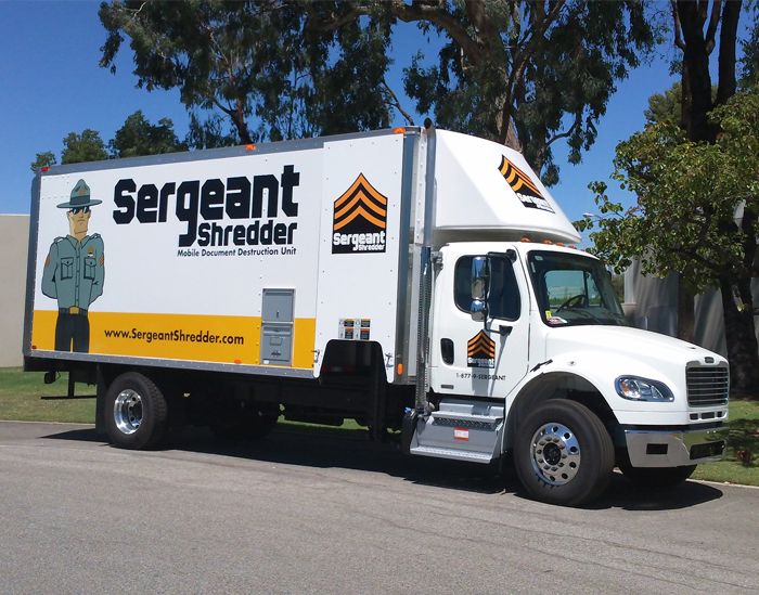 Sergeant Shredder truck