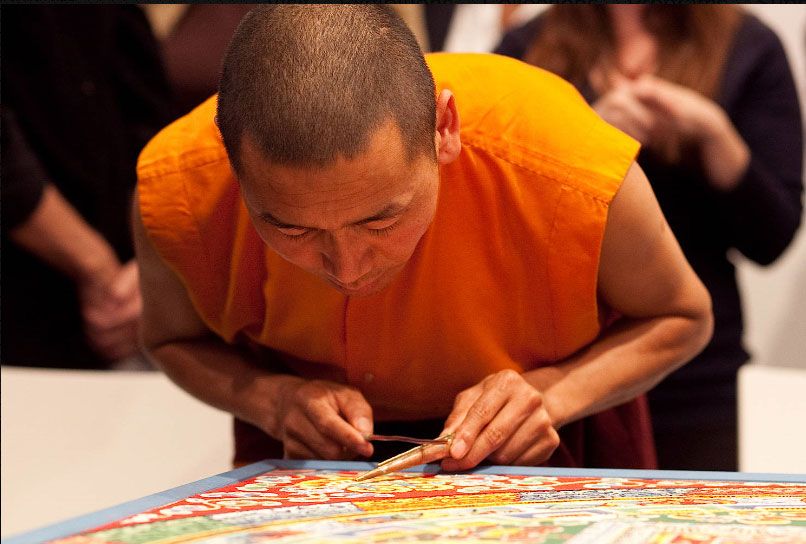 Tibetan monks