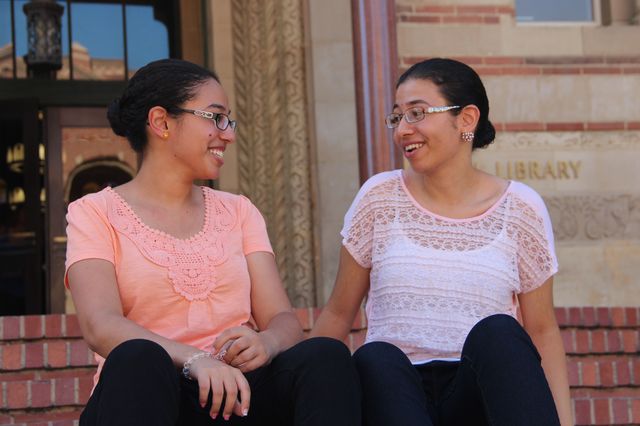 Twins find peace after fleeing persecution in Egypt