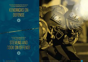 A video on football is available via the new UCLA Magazine app