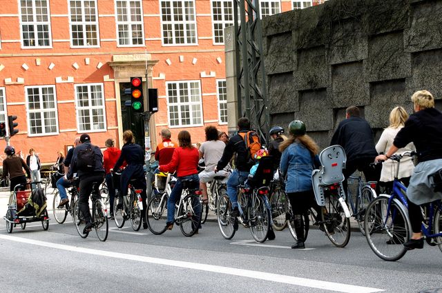 Cyclists in Copenhagen