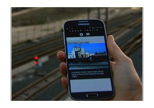 LASHP Trails website on a smartphone