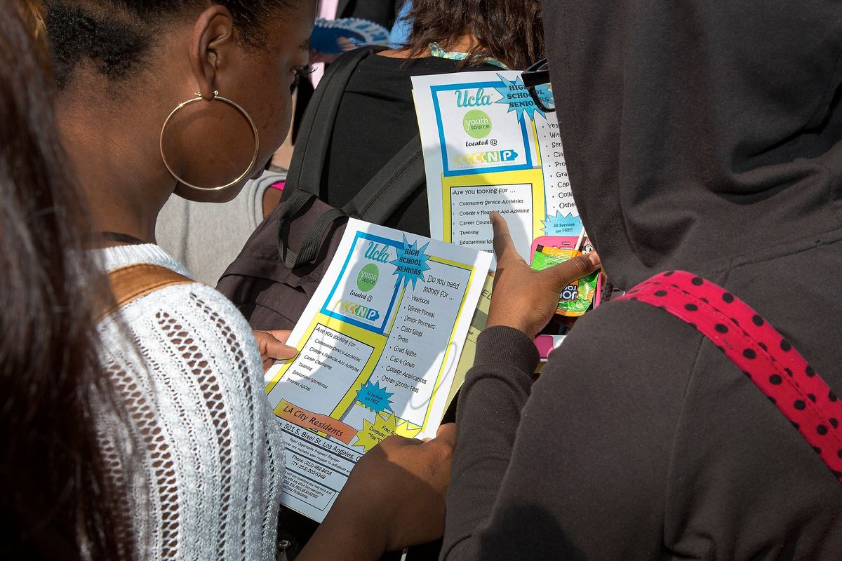 Washington Preparatory High School students