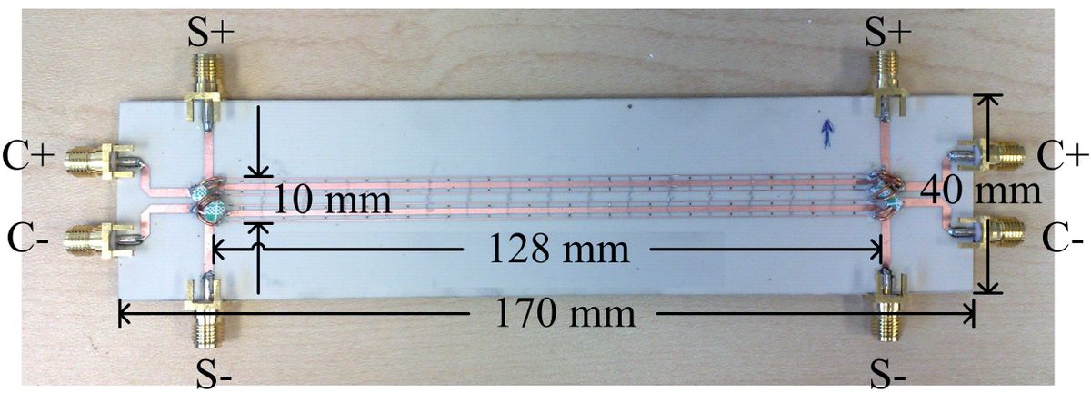 Distributedly modulated capacitor