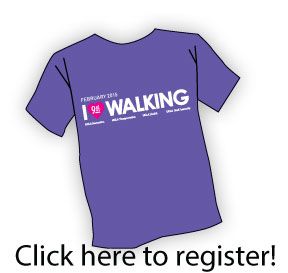 I heart walking t-shirt