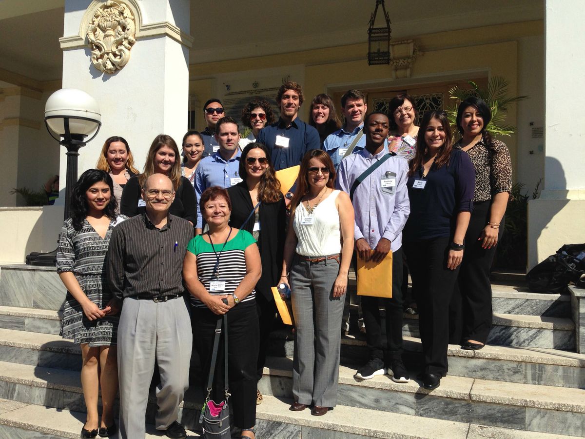  UCLA visitors with Dr. Jose Luis Di Fabio, Pan-American Health Organization/World Health Organization representative, Cuba