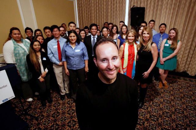 Brandon Levine and blood donors