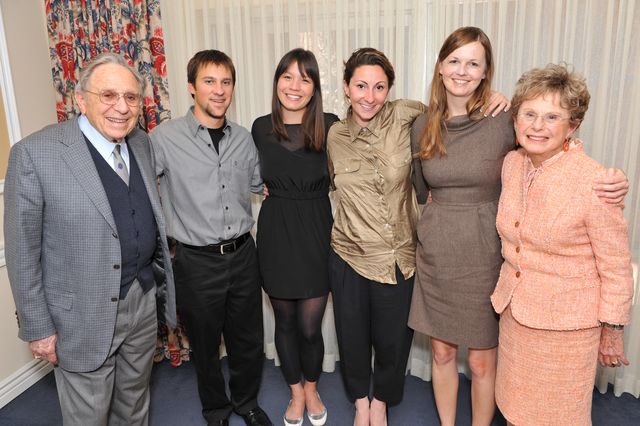 Kleins with students