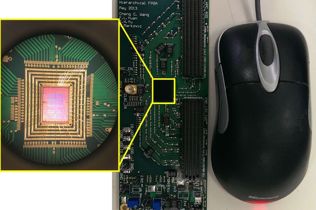 New design for a reconfigurable field-programmable gate array 