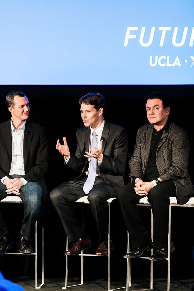 Three speakers at the talk presented by FuturizeX