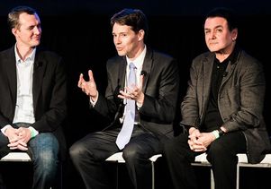 Three speakers at the talk presented by FuturizeX