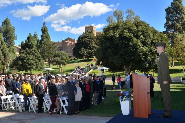 2015 Veterans Day ceremony at UCLA