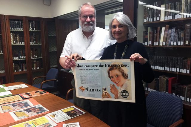 Linda Sarna and Russell Johnson