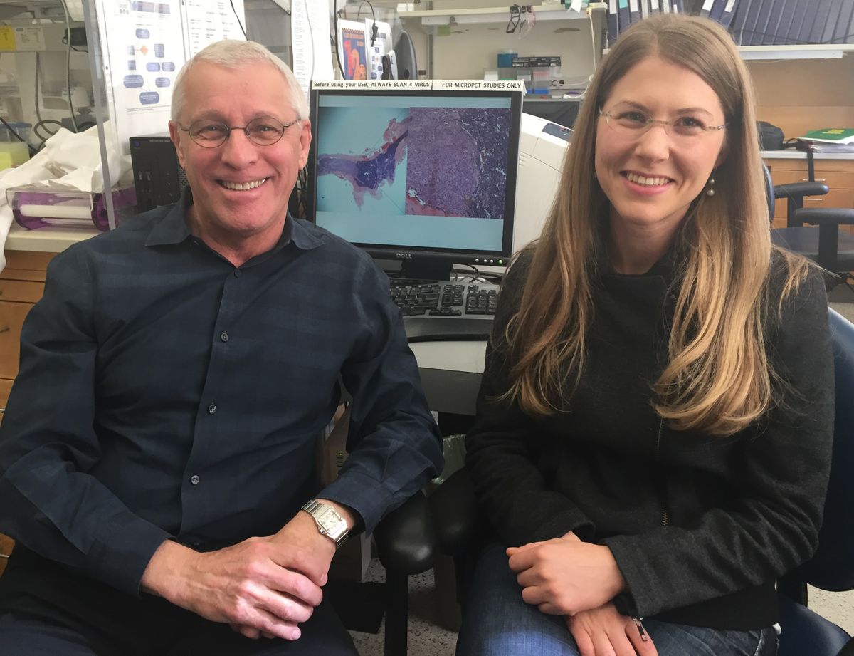 Dr. Owen Witte and Claire Faltermeier