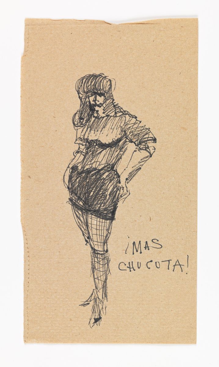 José Montoya sketch of woman