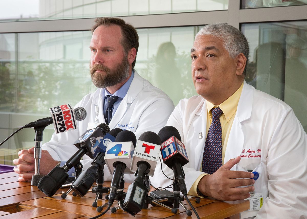 Dr. Brian Reemtsen, associate clinical professor of pediatric heart surgery and surgical director of the Pediatric Heart Transplant Program, Mattel Children’s Hospital UCLA