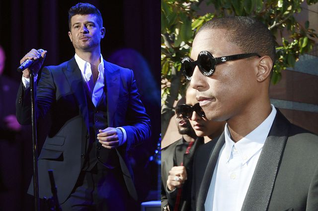 Robin Thicke and Pharrell Williams