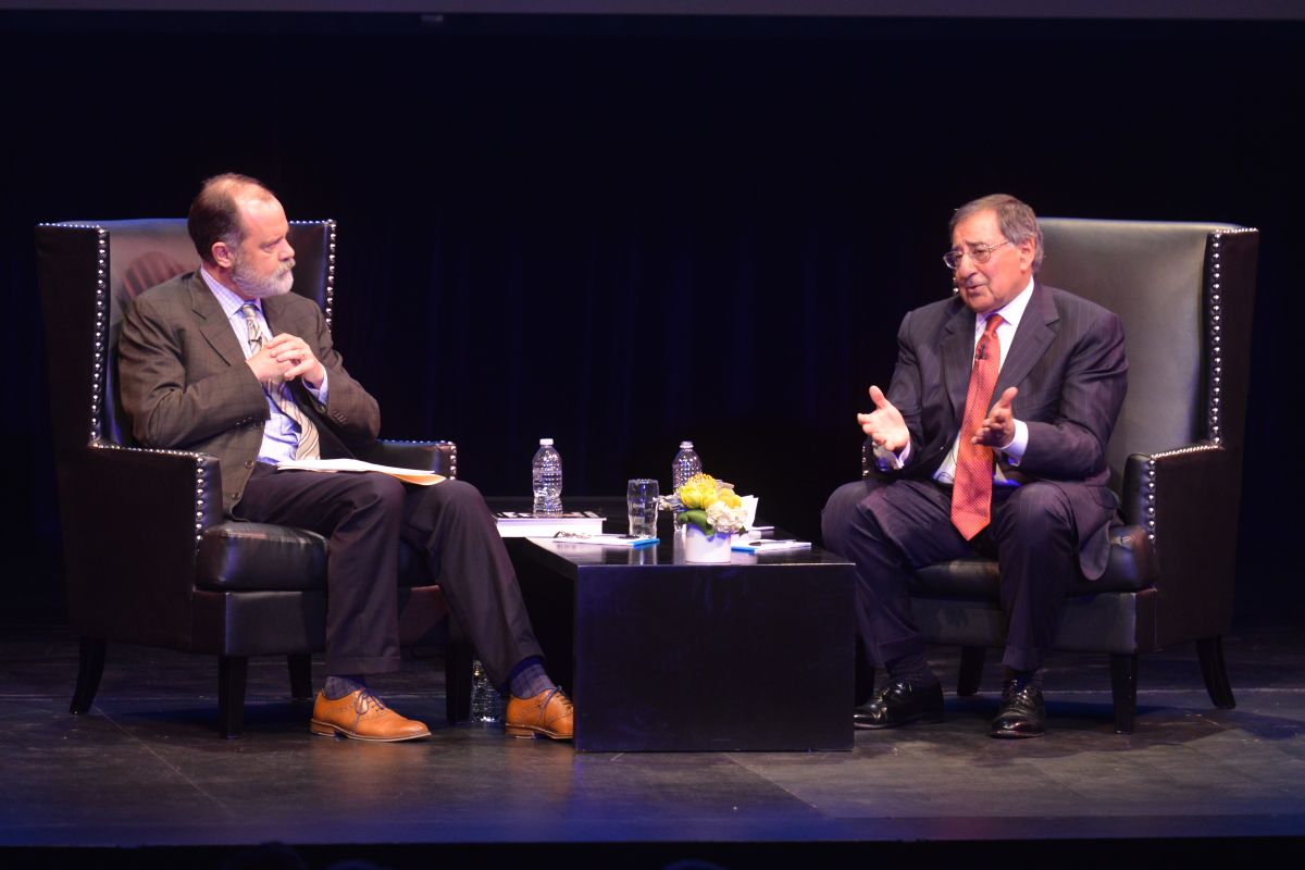 Jim Newton and Leon Panetta