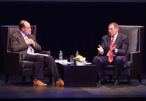Jim Newton and Leon Panetta