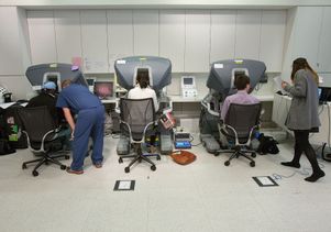 Training in robotic surgery