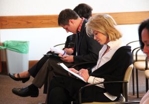 Judges at the Grad Slam semifinals