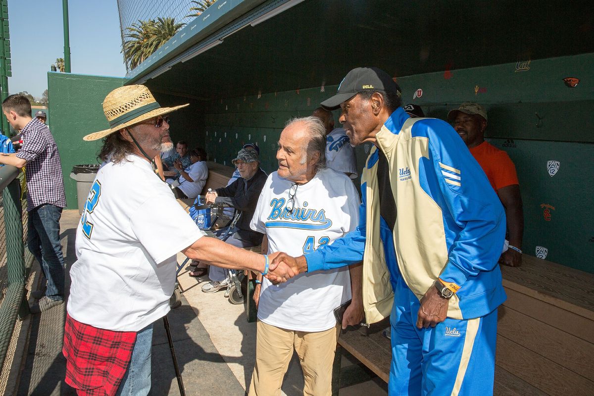 Veteran David Rivas meets Rafer Johnson and Nick Mastromatteo