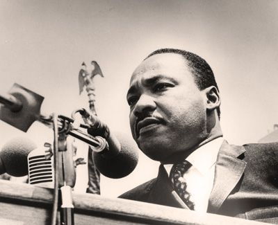 Closeup of MLK