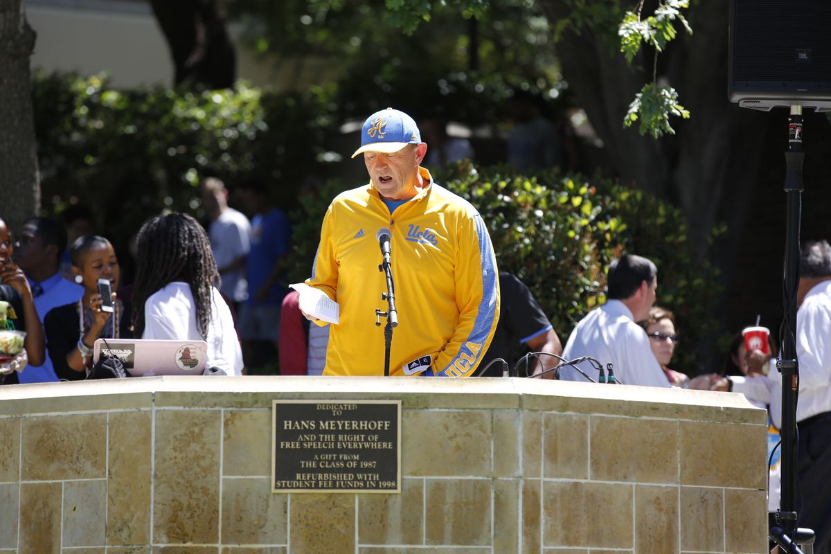 Michael Maynard, head coach of the men's track team