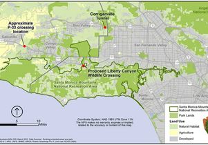 NPS map - lion crossings