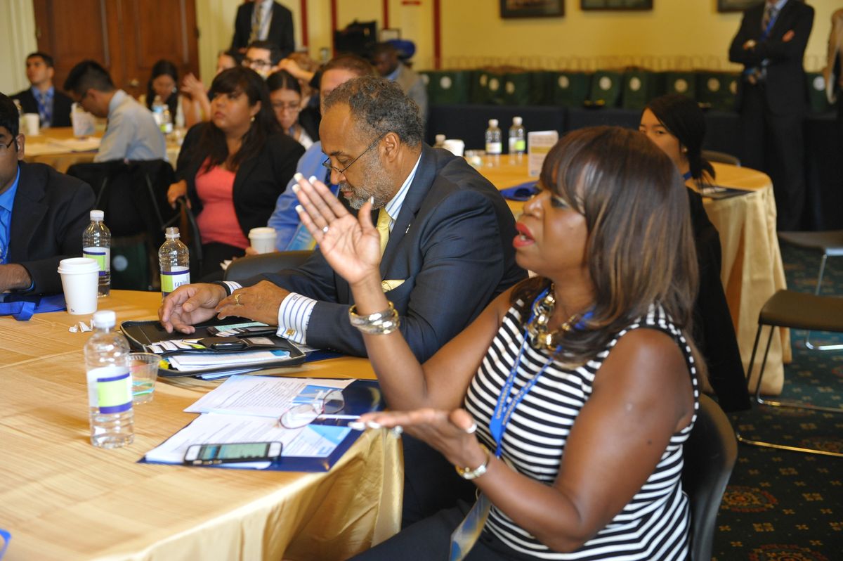 Youlonda Copeland Morgan and Keith Parker at UC Day in DC