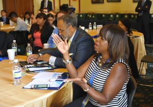 Youlonda Copeland Morgan and Keith Parker at UC Day in DC