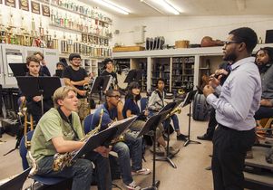 Monk at North Hollywood High School