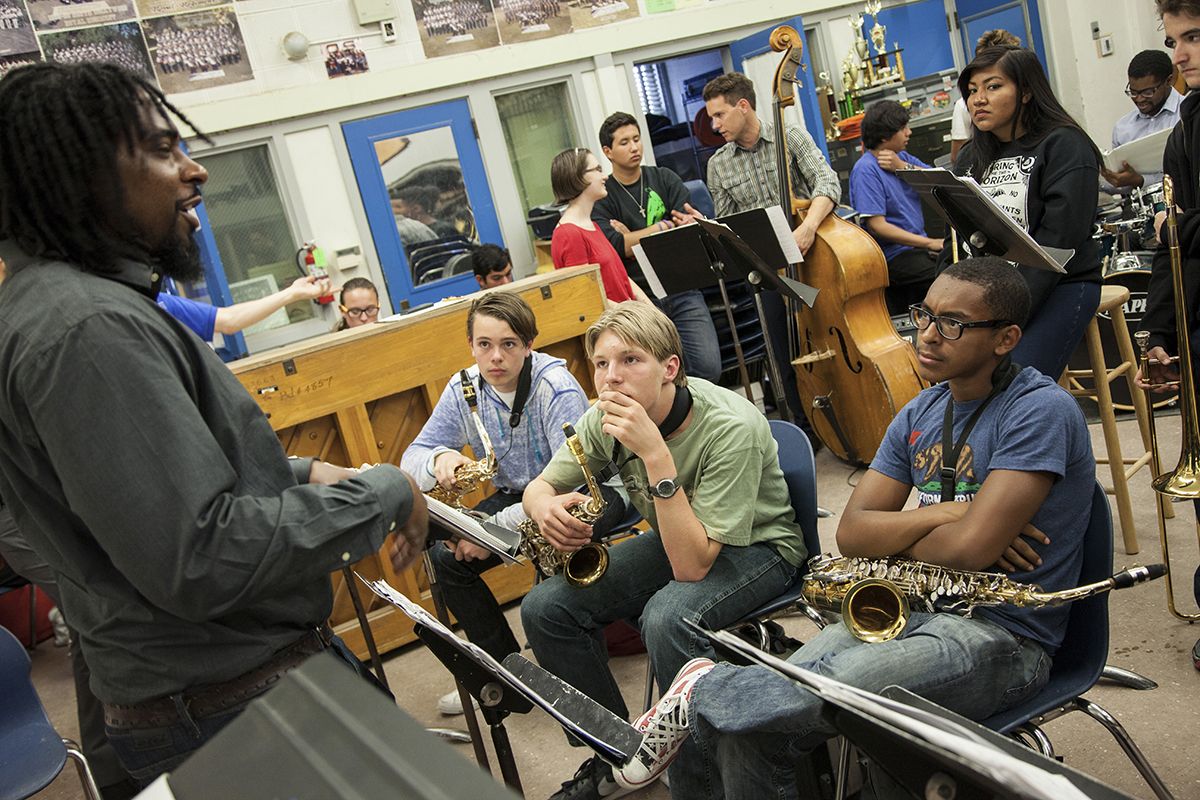 Monk at North Hollywood High School