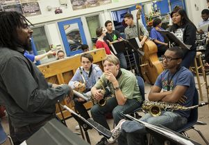 Monk at North Hollywood High School