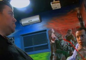 Gal Sont, who programs using his eyes, and Dan Russ