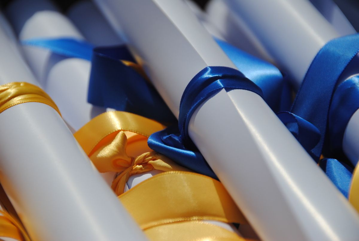 diplomas for the 2015 graduates of the David Geffen School of Medicine