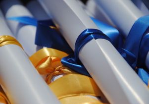 diplomas for the 2015 graduates of the David Geffen School of Medicine