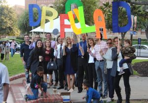 Family and friends at UCLA's 2015 medical school graduation