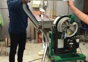 Bending pipes for the framework of the backyard home