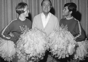 Bob Hope with UCLA cheerleaders