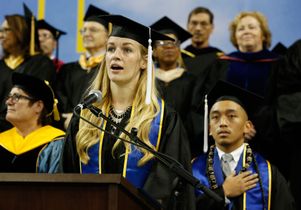 Emma Werderman at Commencement 2015